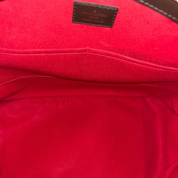 LOUIS VUITTON Verona GM Damier Ebene Canvas Shoulder Bag - Picture 7 of 14